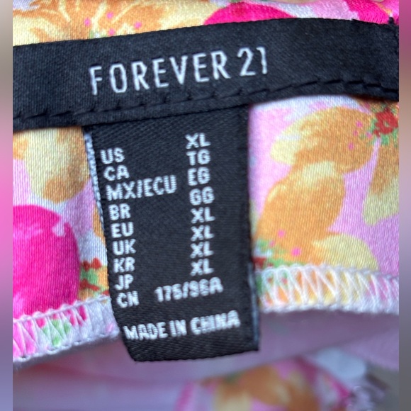 Forever 21 Pink Pleated Maxi Dress Size XL - Picture 8 of 8